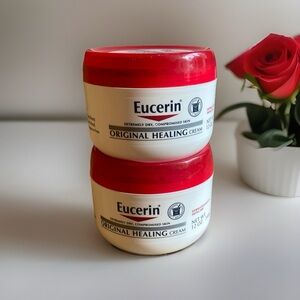 Eucerin Original Healing Cream Extremely Dry, Compromis Skin 12oz - Lot Of 2